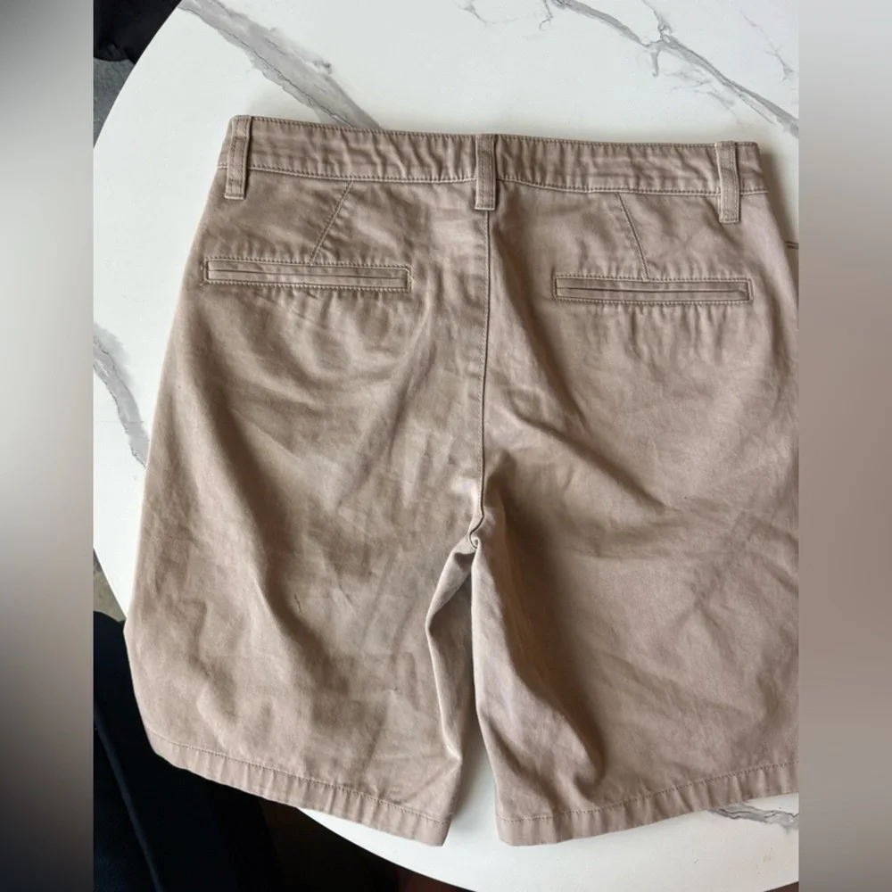 Topman Men’s 28W Light Gray and Beige Skinny Fit Shorts 9’